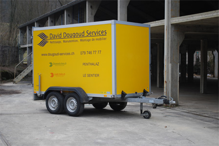 Remorque 7,5m3 David Dougoud Services